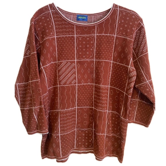 Vintage Kenzo Knit Sweater - Picture 3 of 4